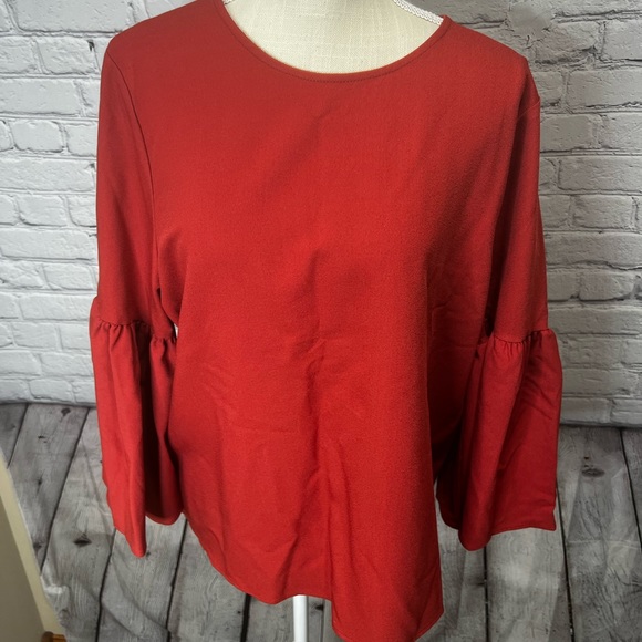 Who what wear rust colored top size large - Picture 10 of 12